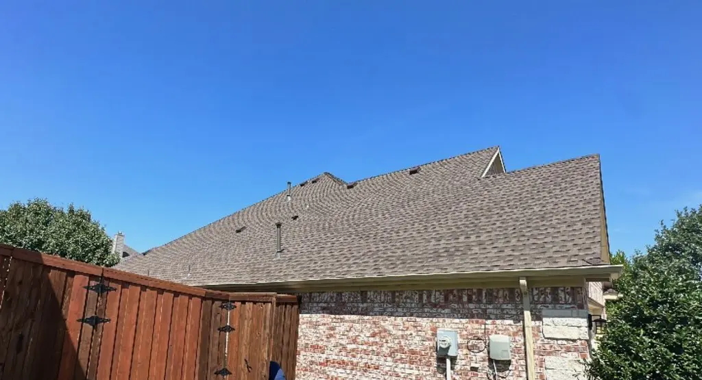Completed roof replacement project in Lakewood